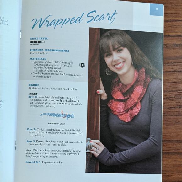 Learn Short Row Slip Stitch Crochet Pattern Book - Picture 2 of 4